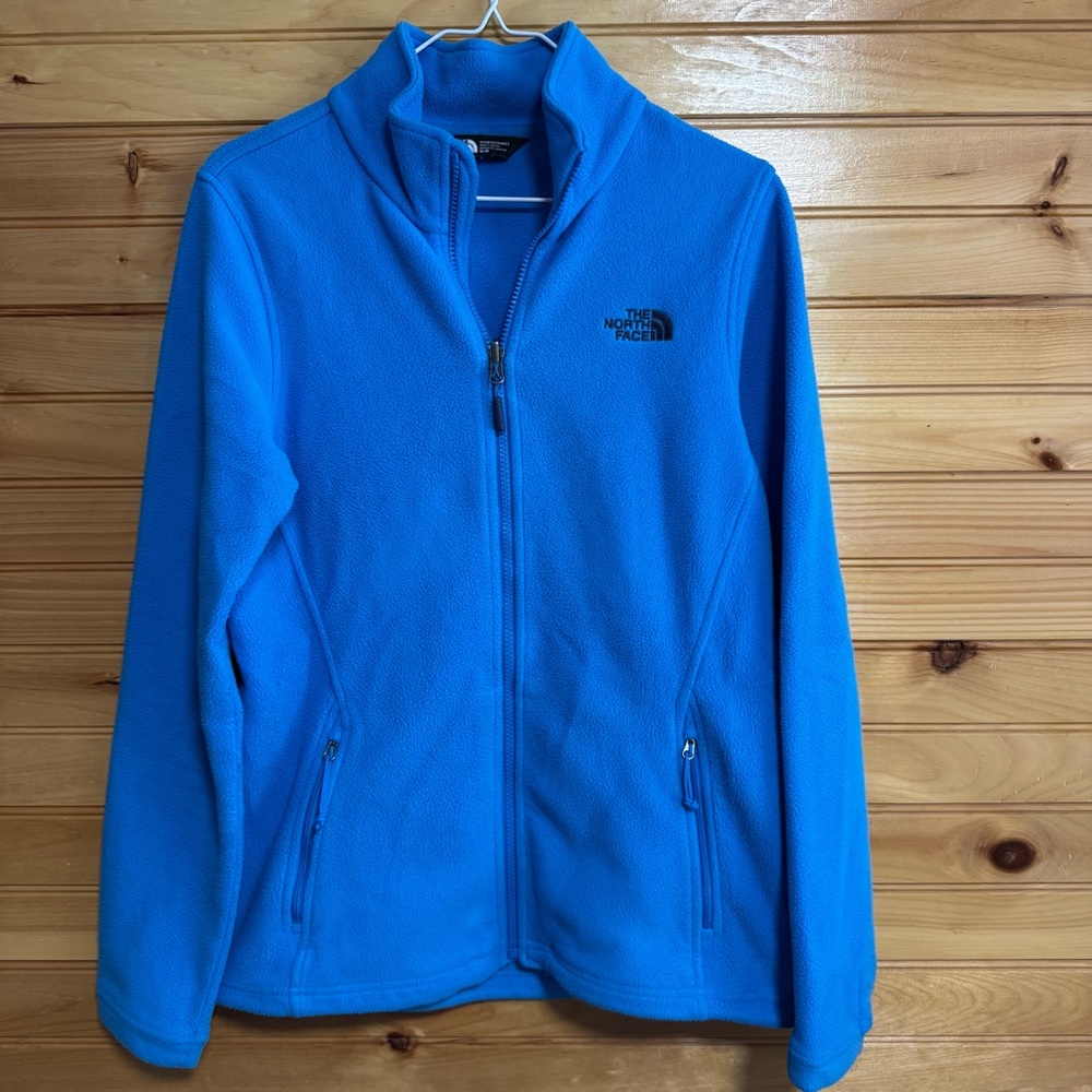 The North Face Women’s Blue Full Zip Up Fleece Medium